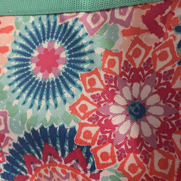 Thirty One Multi Color Utility Tote with insert. - Picture 2 of 6